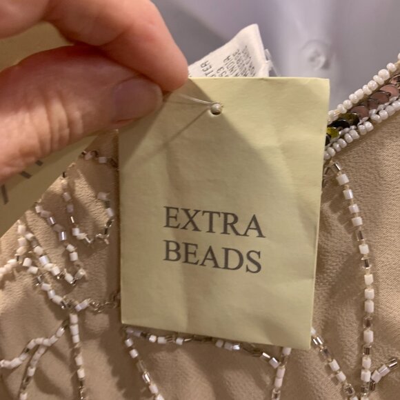 JKARA Beaded Mock Fair Dress - Picture 16 of 16